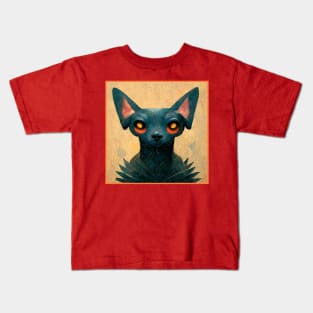 A different black cat Kids T-Shirt